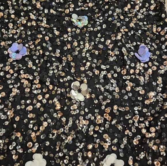 NWT Adrianna Papell Sequin Cocktail Mini Dress - Picture 10 of 15